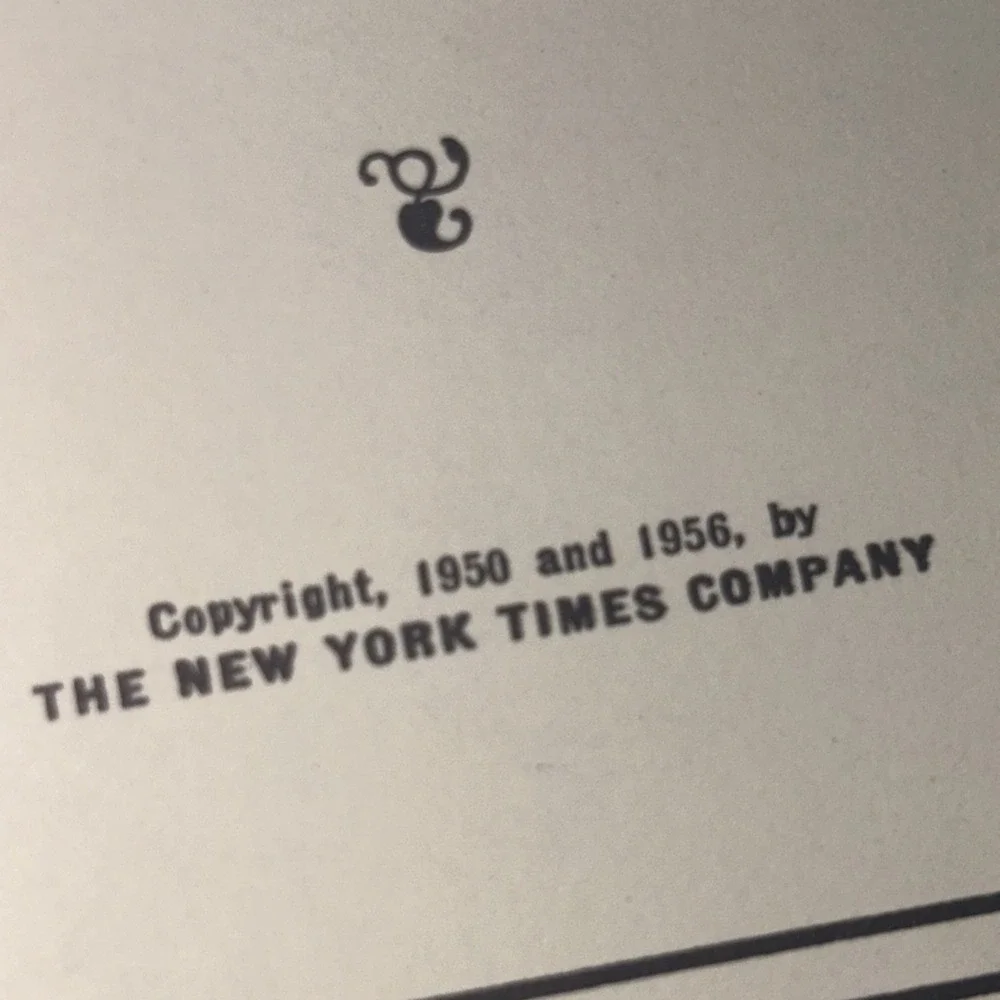 Style Book of the New  York Times by Robert E. Garst, 1956 Hardcover Excellent